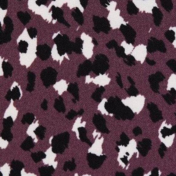 Torrid Pull-On Taper Stretch Crepe High-Rise Tie-Front Pant in Purple Le… - Picture 4 of 4